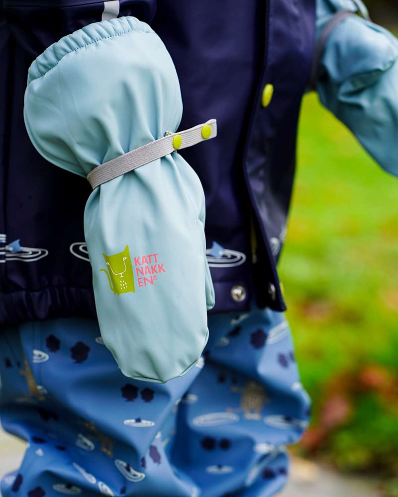 Regnvotter Barn M/ Fleecefôr