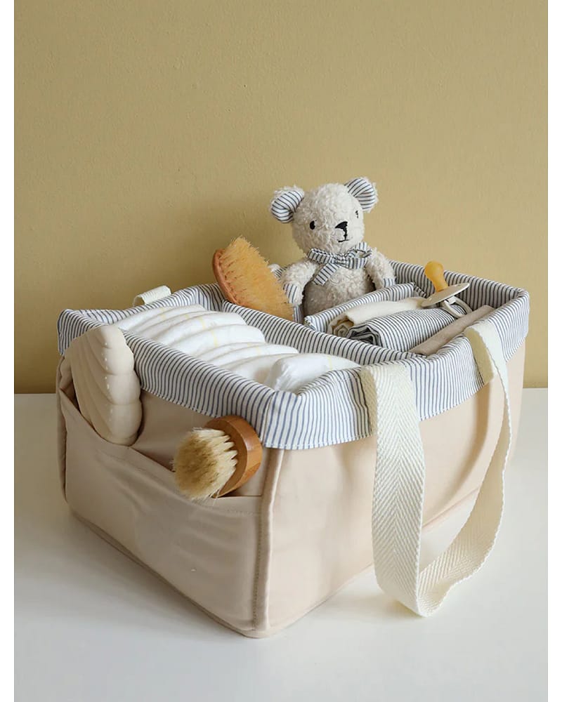 Oppbevaringskurv med håndtak, 32x23cm - Økologisk | Diaper Caddy