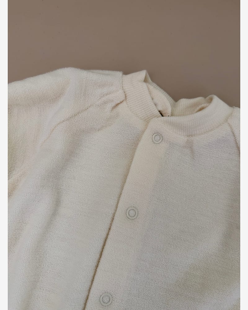 Pysjamas uten Føtter i ullfrotte - ubehandlet ull