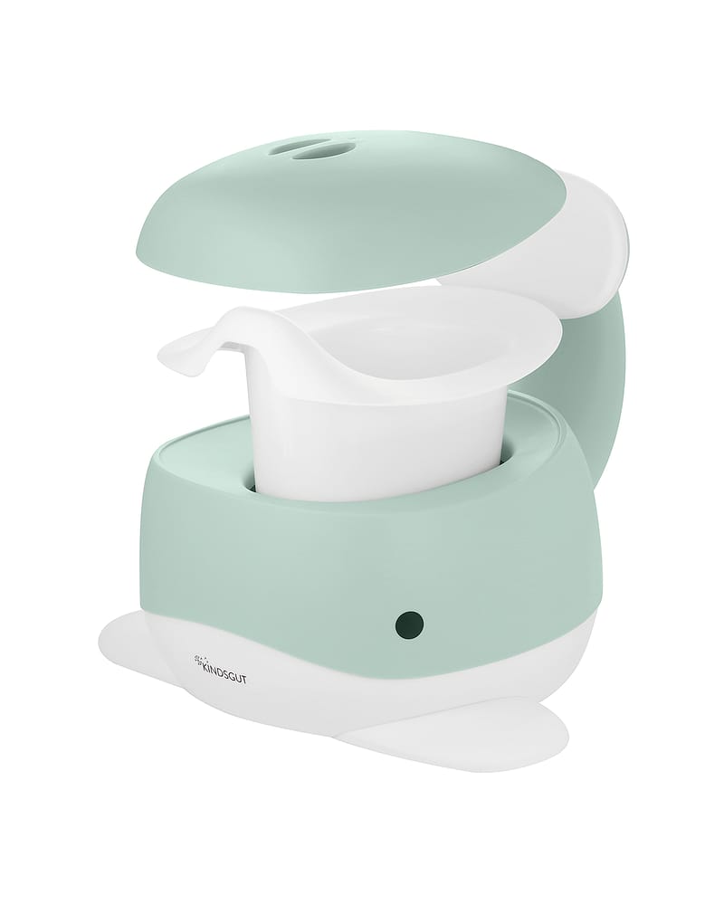 Pottestol Hval m/ Høy Ryggstøtte - Sklisikker og Enkel å Rengjøre