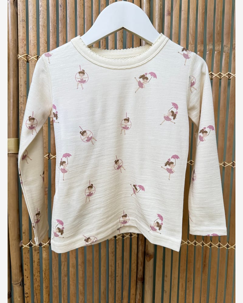 Trøye Langermet - Ull/Bambusviskose | Abba Line dancer