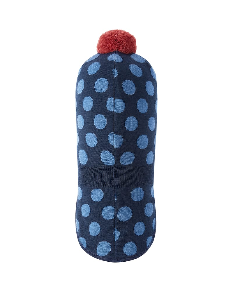 Ull Balaclava med dusk, 50% Merino - Varm vinterlue | Polkka