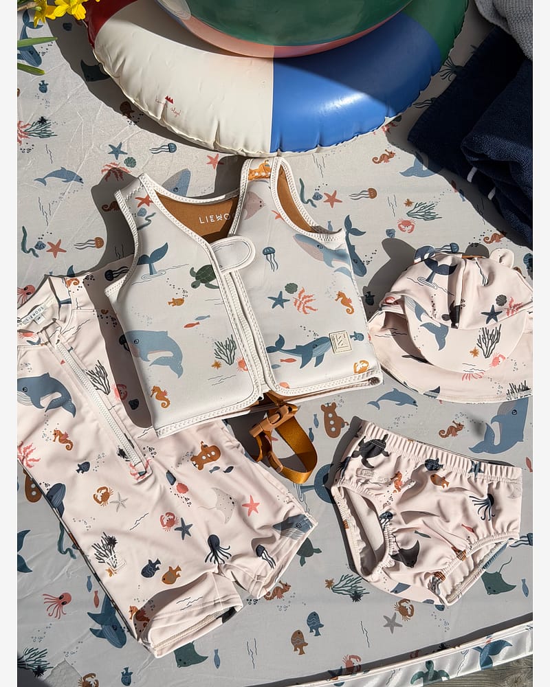 Badedrakt, T-skjorte ermer - UV drakt UPF40+ | Max Printed Shortsleeve Swim Jumpsuit