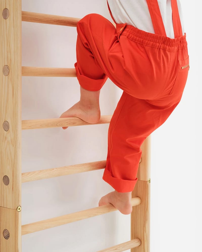 KAOS Endeløs Ribbevegg - Solid Klatrevegg i tre |Slitesterk