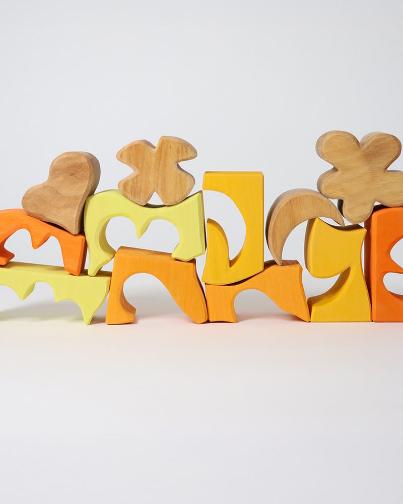 Byggesett og Puslespill - 8 klosser | Building Set