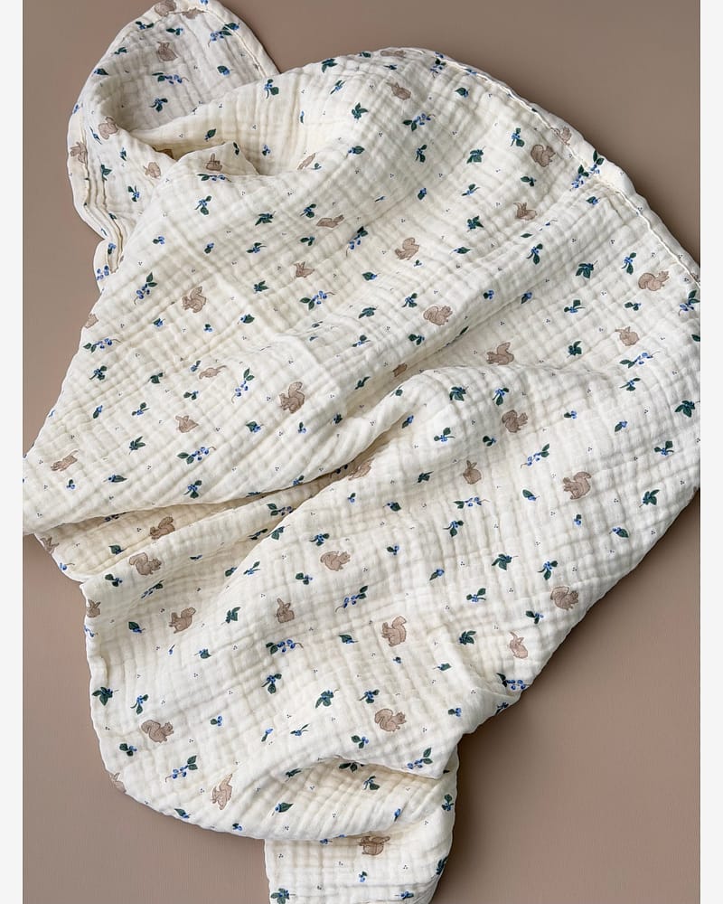 Swaddle teppe - Øko Musselin