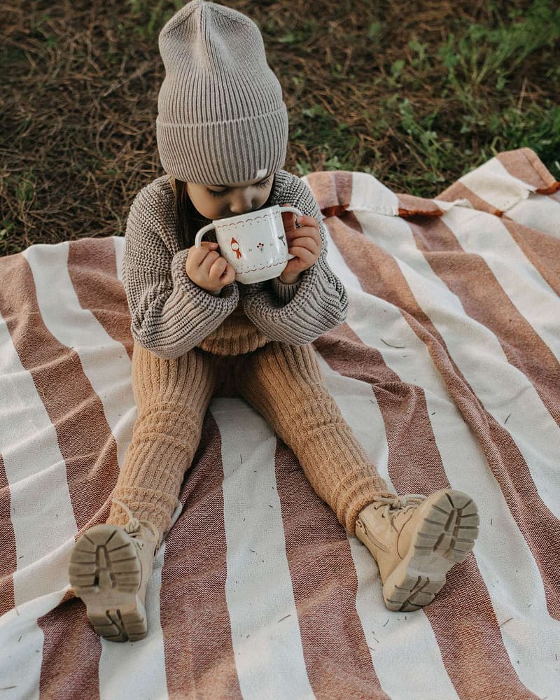 Strømpebukse Teddy Ribb - u/ fot, m/ seler | Granny Footless Tights