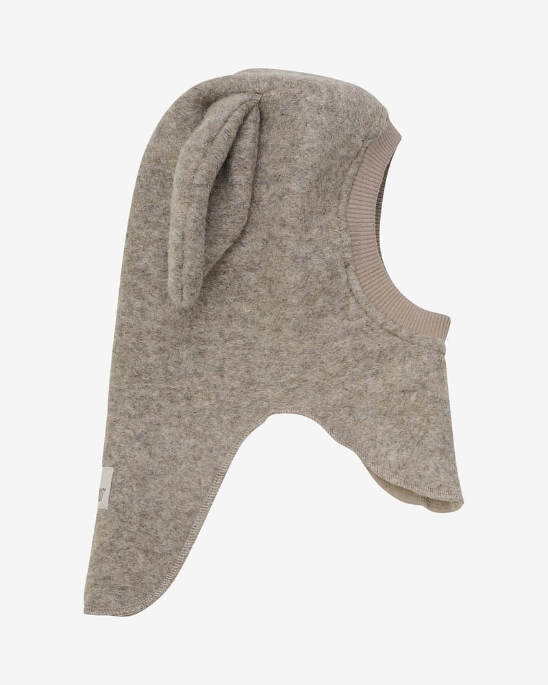 Balaclava Ull 2-lags - Kaninører, Børstet Ullfleece | Ears Wool