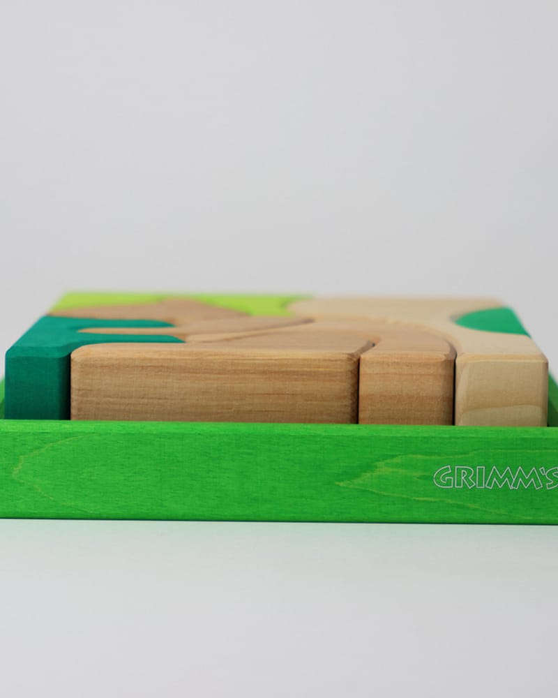 Byggesett og Puslespill - 8 klosser | Building Set