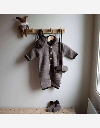Babyvotter i ullfleece - Ubehandlet ull - Onesize (0-12 mnd)