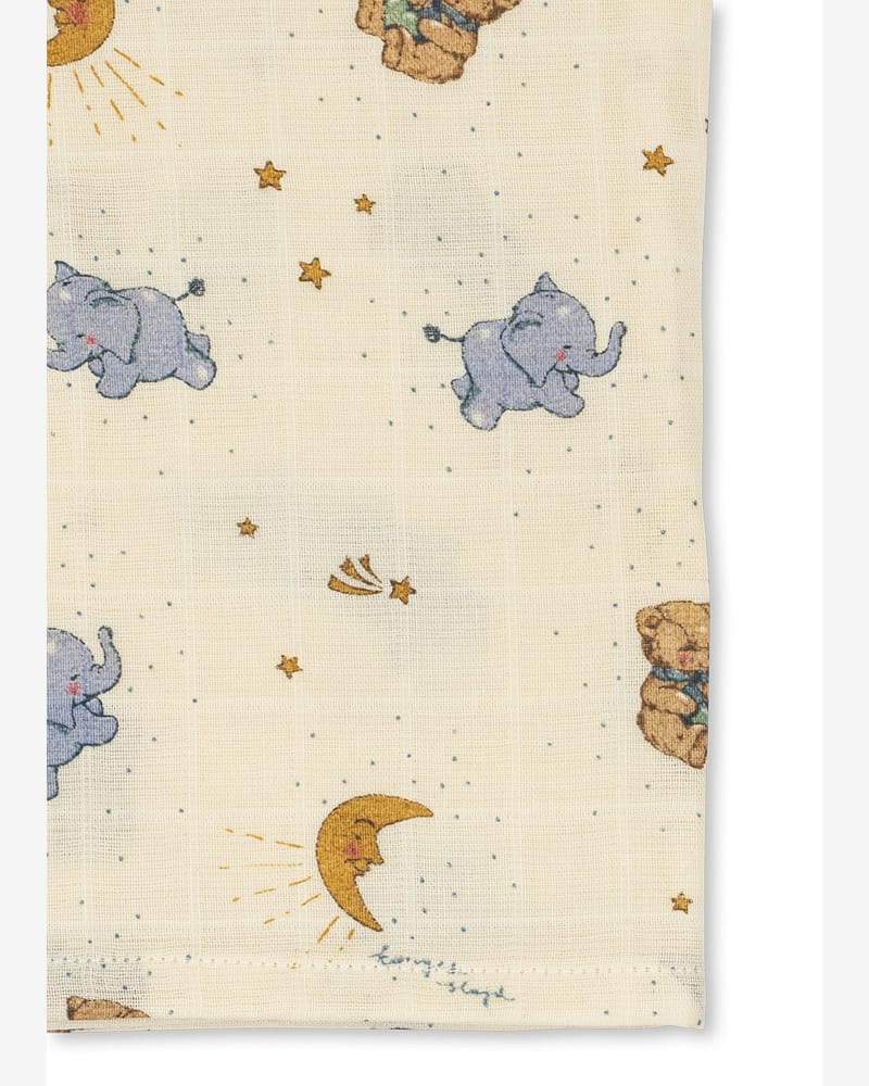 Gulpekluter 3pk - 100% Øko Musselin - 65x65cm