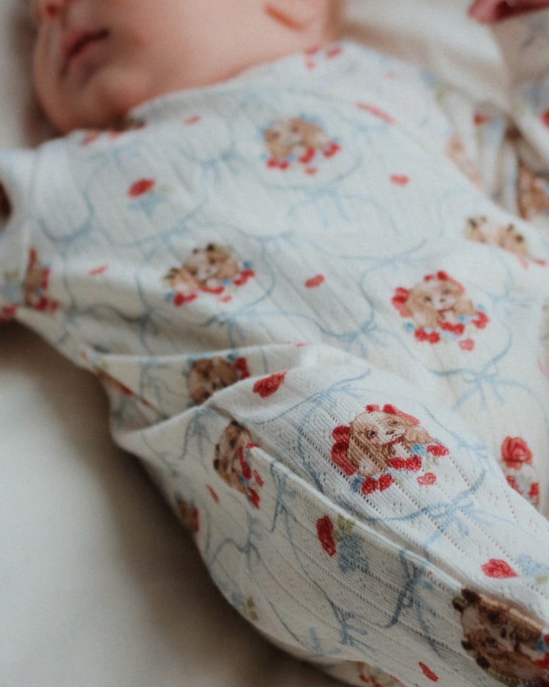 Heldress med Omslag - Øko Jersey | Basic Newborn Onesie