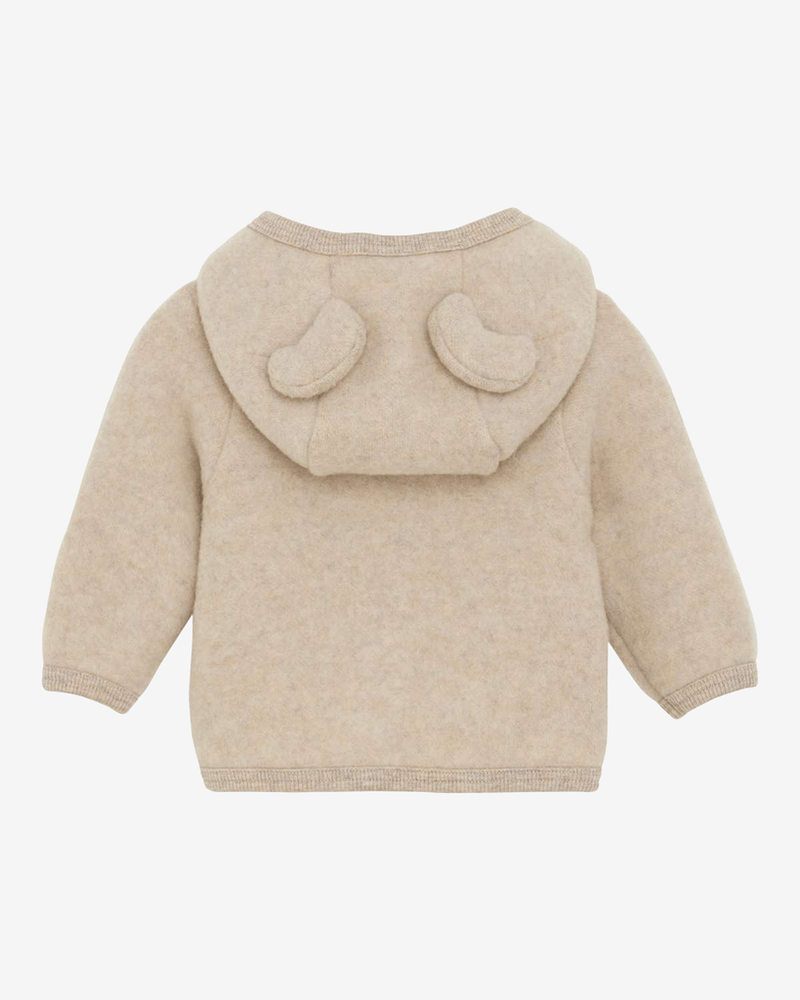 Ulljakke i ullfleece - Varm, 100% Merino | Jacket Ears Wool Fleece