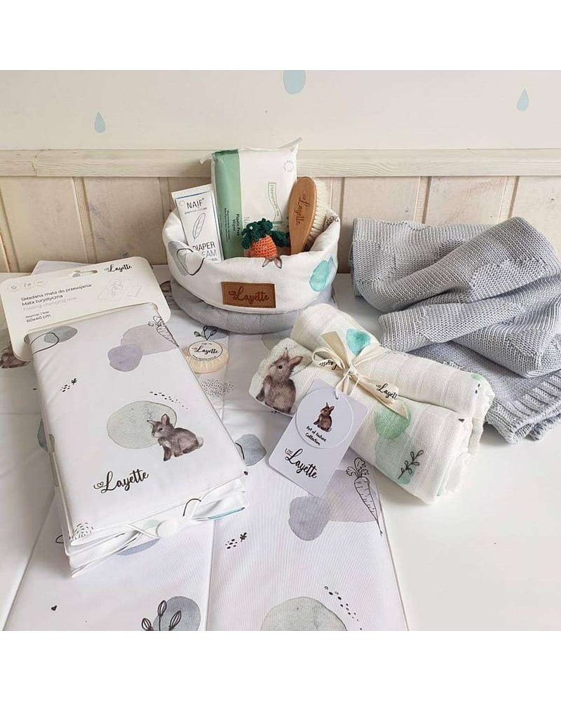 Oppbevaringskurv Quiltet - 100% Øko Bambus