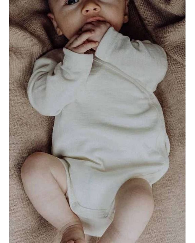 Omslagsbody Ull – 70% Merino, 30% Silke | Ubehandlet Ull