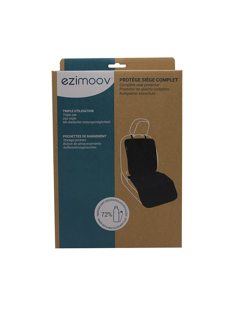 Ezimoov Bilsetebeskyttelse, Sparkebeskytter, Organizer | Ezi Car Seat Protector 3-in-1