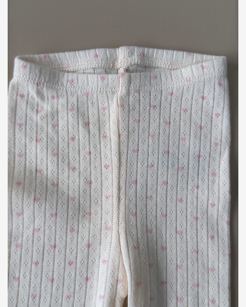 Leggings - 100% Øko Bomull, Pointelle | Minnie Pants GOTS