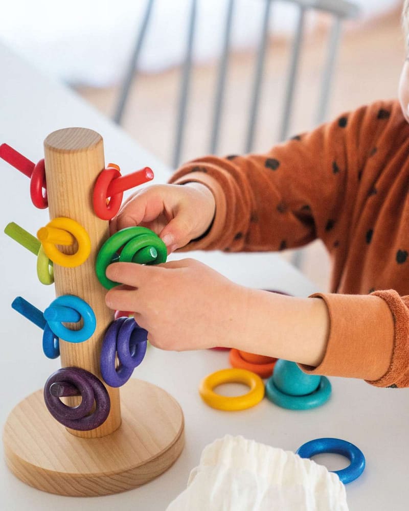 Knagger for Sorteringslek, 25cm - Montessori Leker | Sorting Helper