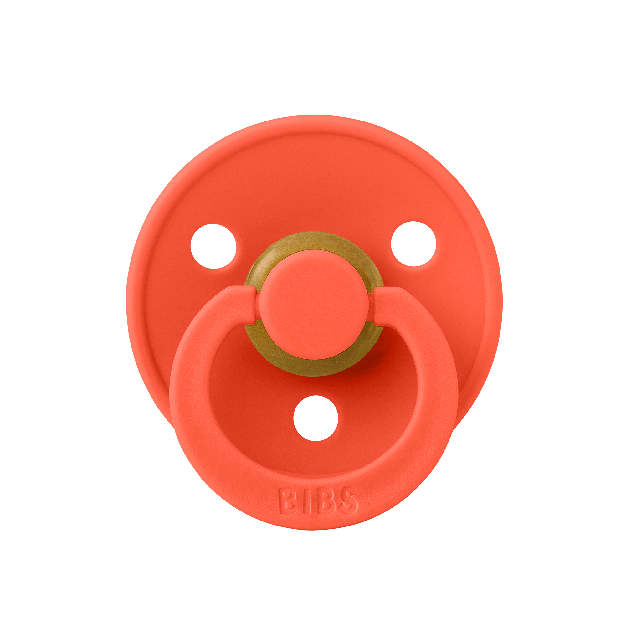 BIBS Smokk Colour – Rund, Naturgummi, Tango