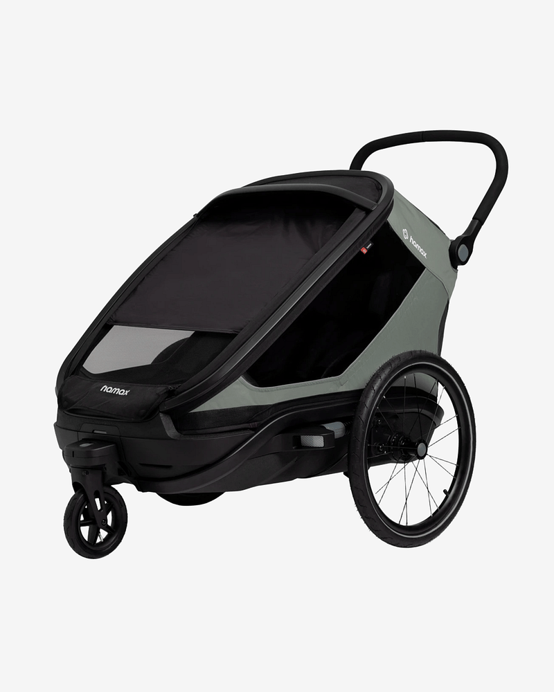 Hamax Outback Next Sykkelvogn & Barnevogn, 2-Seter | Double Bicycle Trailer