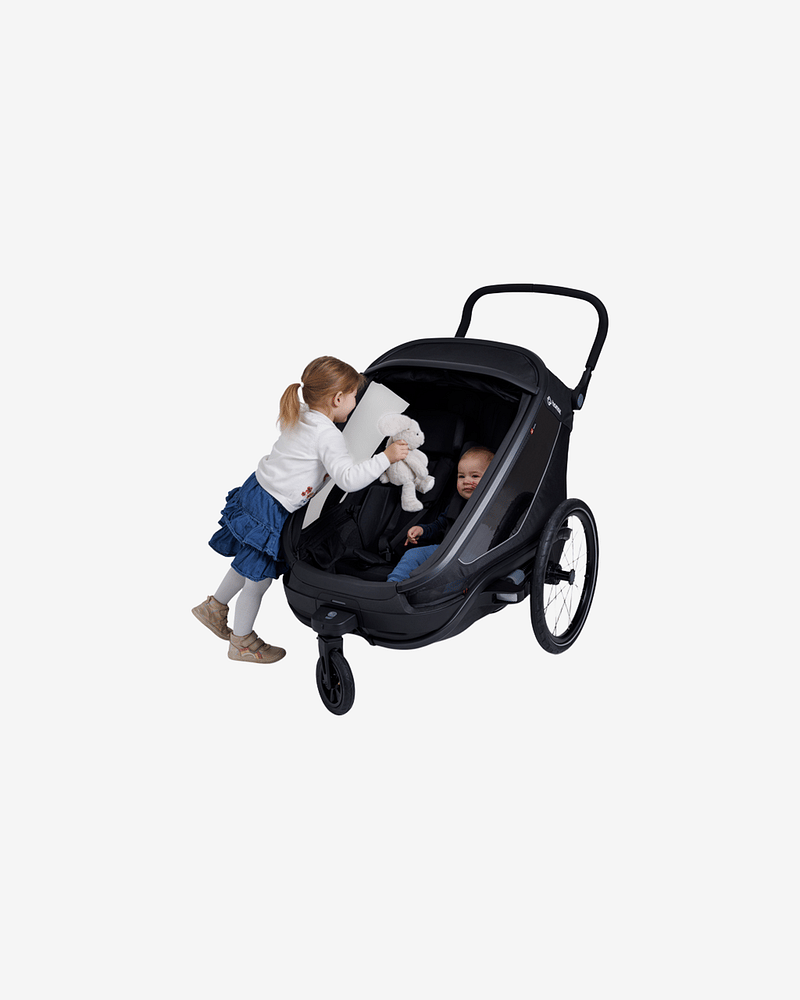 Hamax Outback Next Sykkelvogn & Barnevogn, 2-Seter | Double Bicycle Trailer