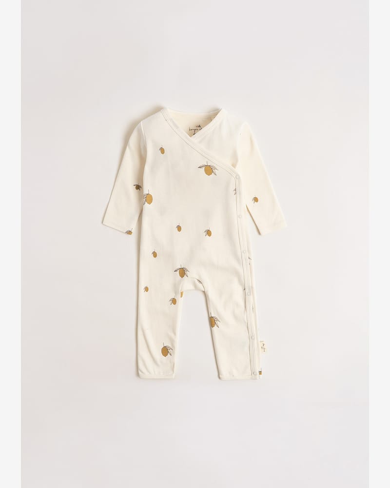 Heldress Baby med Omslag - Øko Jersey | Newborn Onesie GOTS