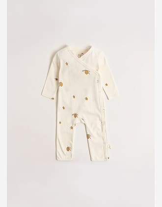 Heldress Baby med Omslag - Øko Jersey | Newborn Onesie GOTS