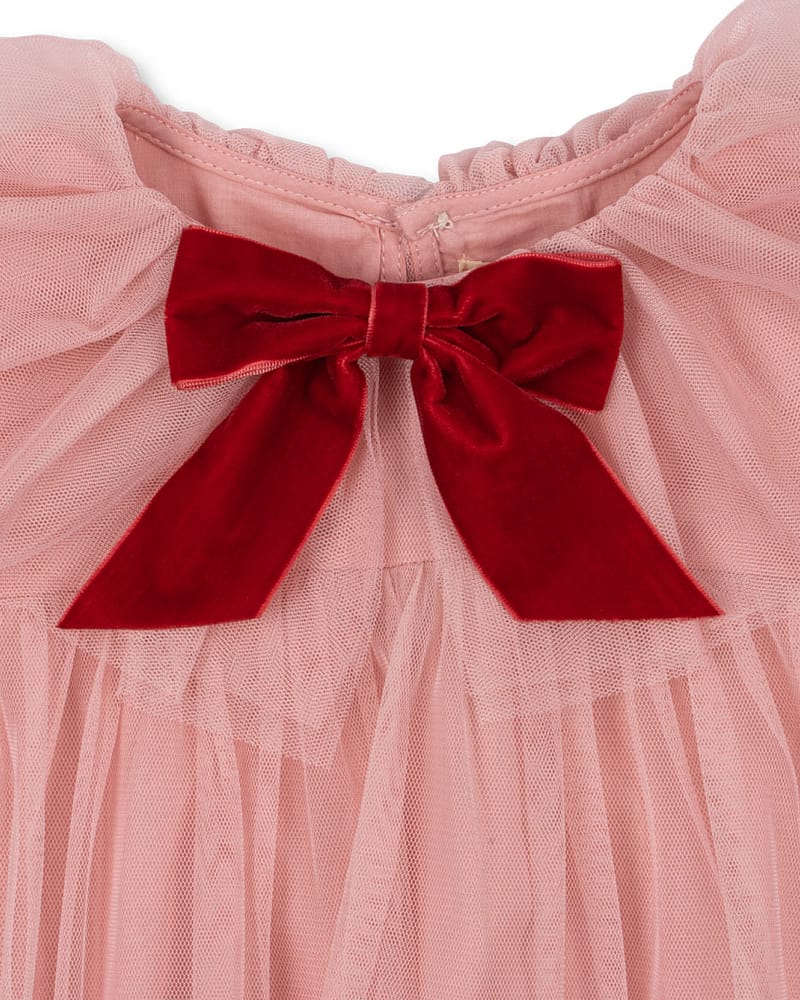 Kjole Barn m/ Stor Sløyfe - Løs og Luftig | Bow Dress