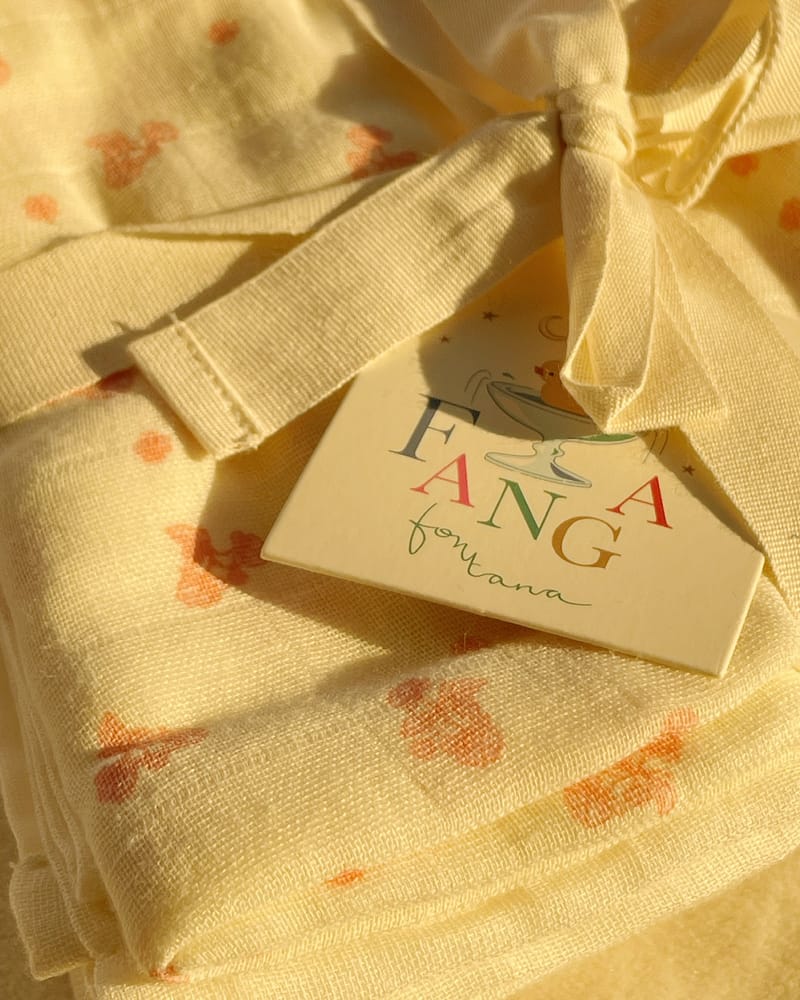 Gulpekluter 3pk - 100% Øko Musselin - 65x65cm | Bellini