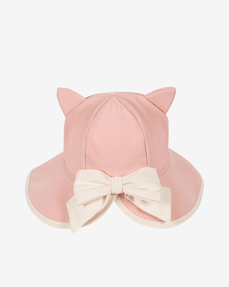 Badehatt m/ Stor Brem & Katteører - UPF 40+ | Kitty Swim Hat