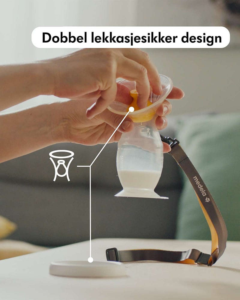 Brystmelkoppsamler / Silikonpumpe - Trippel sikret | Milk Collector