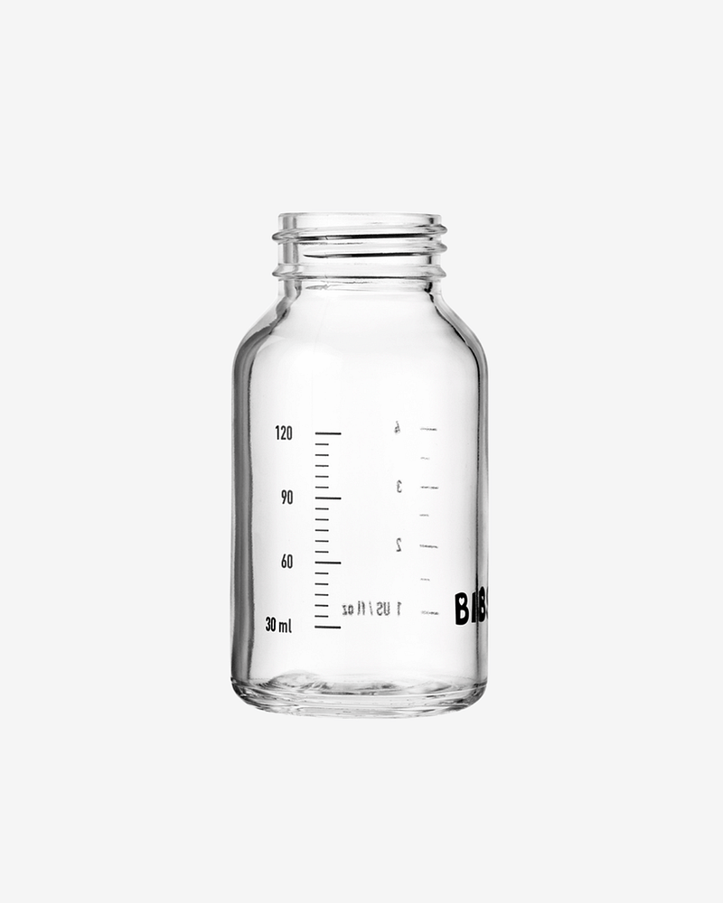 BIBS tåteflaske – Ekstra Glassflaske 120ml