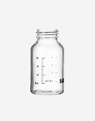BIBS tåteflaske – Ekstra Glassflaske 120ml