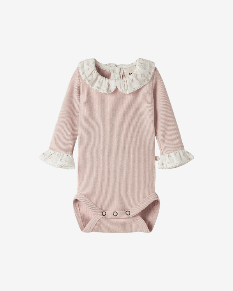 Body Langermet m/ Krage - Øko TENCEL | NBFTRINE LS SLIM BODY LIL