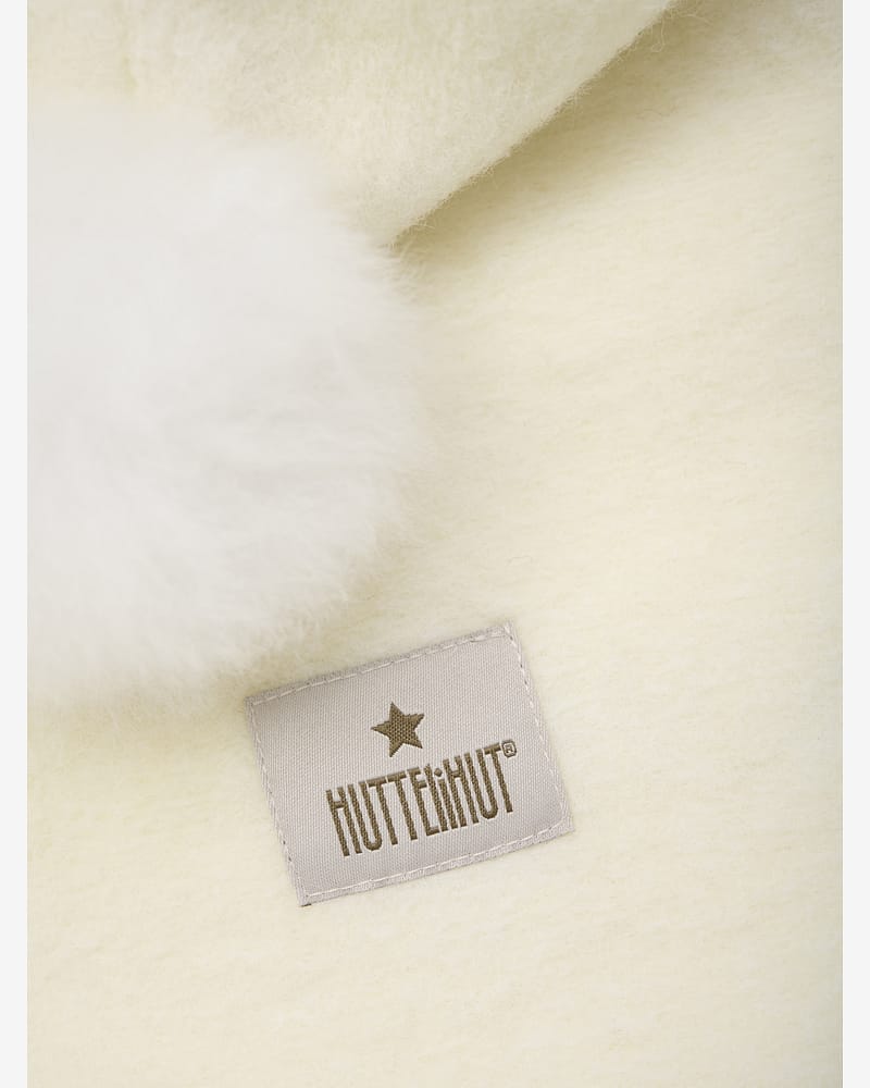 Balaclava Ull 2-Lags - Børstet Ullfleece | Alpaca Pompoms