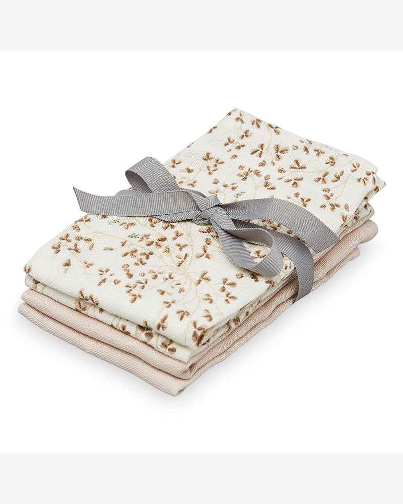 Vaskekluter Musselin 4pk - Økologisk | Gasskluter 30x30