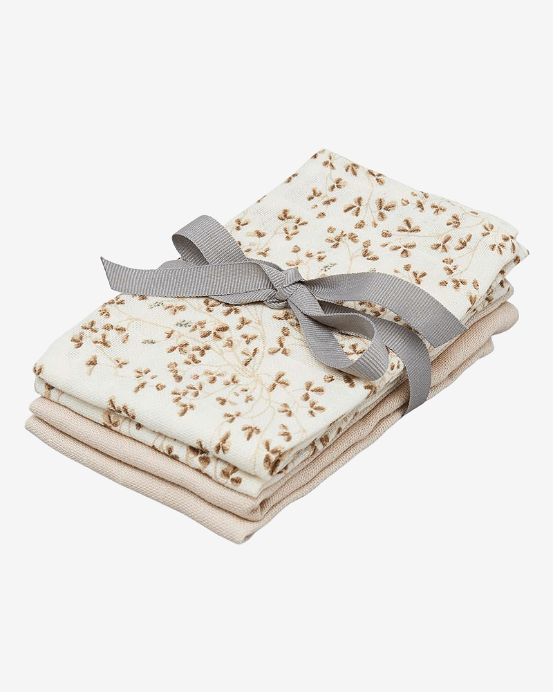 Vaskekluter Musselin 4pk - Økologisk | Gasskluter 30x30