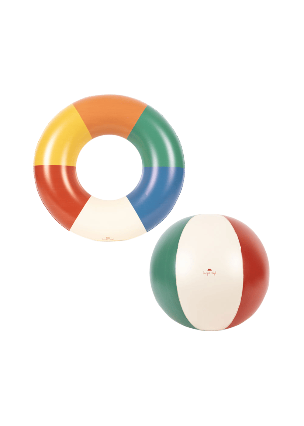 Badering & Badeball Sett – fra 3 år, Oppblåsbar | Swim Ring & Beach Ball Set, Multi