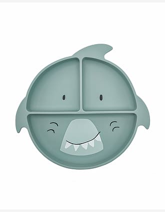 Tallerken med flere rom & Sugekopp - Silikon