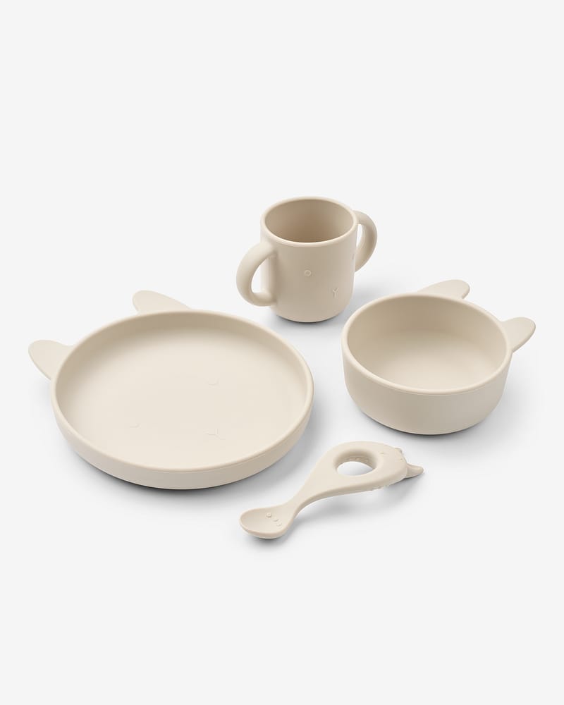 Spisesett i Silikon – 4pk – Vivi