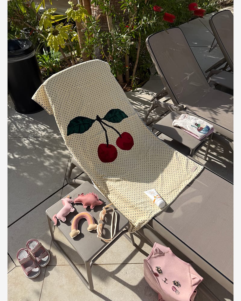 Strandhåndkle 100x70cm - 100% Øko Bomull | Beach Towel