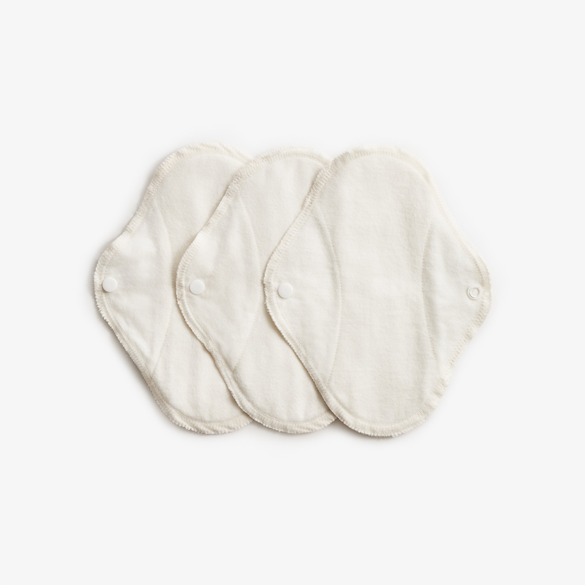 3pk Gjenbrukbare Truseinnlegg i Light Flow – Øko Bomull | Panty Liner Classic, Natural