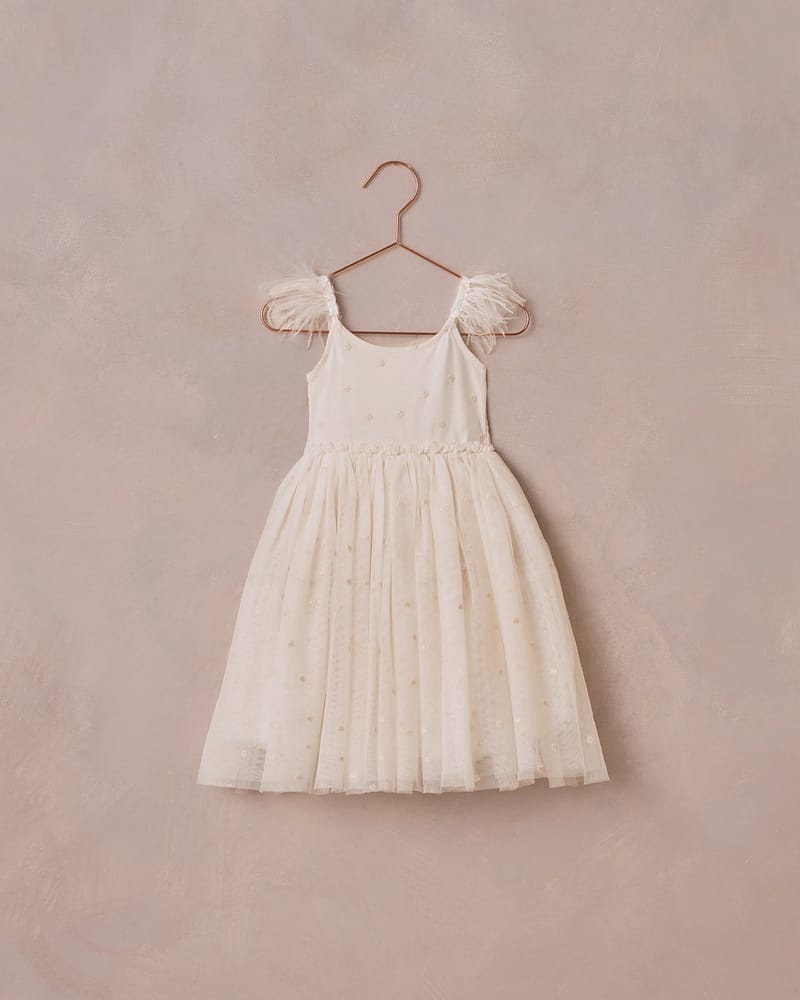 Tyllkjole m/ Broderte Blomster | Poppy Dress