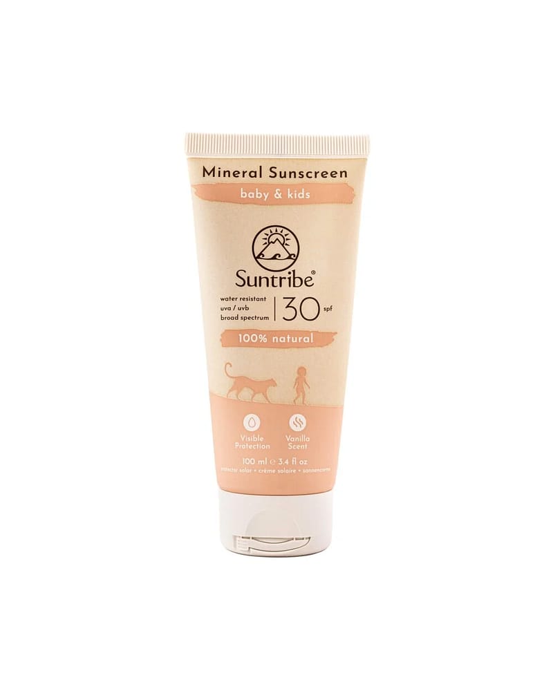 Solkrem Baby & Barn SPF30 - Mineral,100% Naturlig - Miljøvennlig | 100ml