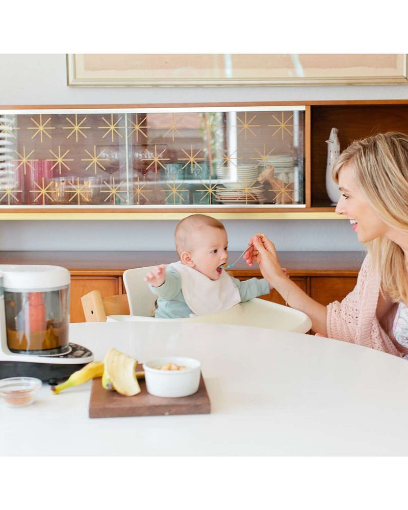 Baby Brezza Food Maker Deluxe Onestep | Hjemmelaget Babymat Raskt og Enkelt
