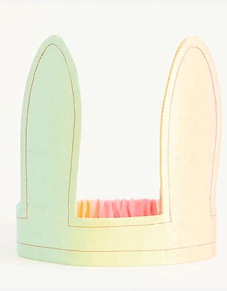 Hårbånd med Kaninører - 100% Silke | Rainbow Bunny Ears