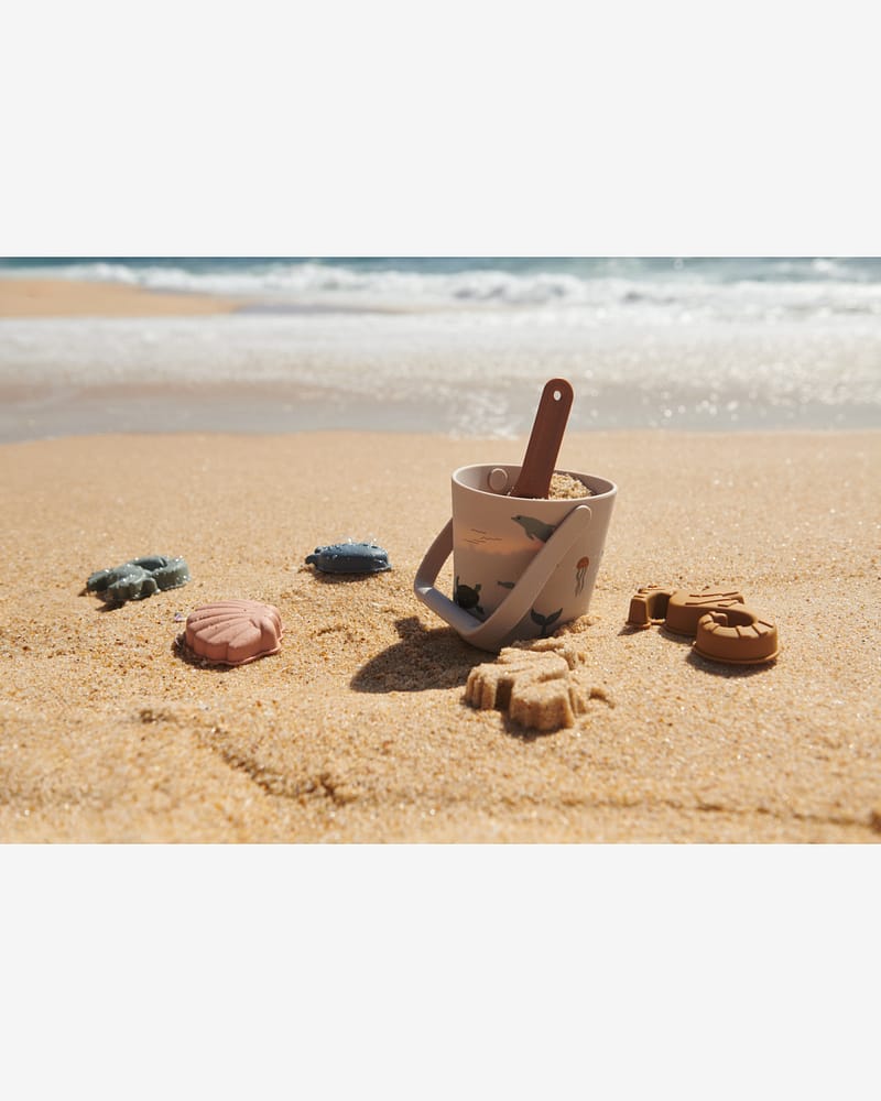 Sandleker 6pk - Bøtte og Spade | Gilma