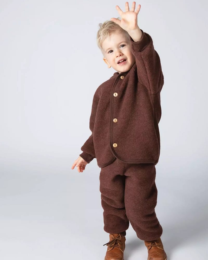 Babybukse i Ullfleece - 100% Ubehandlet Ull