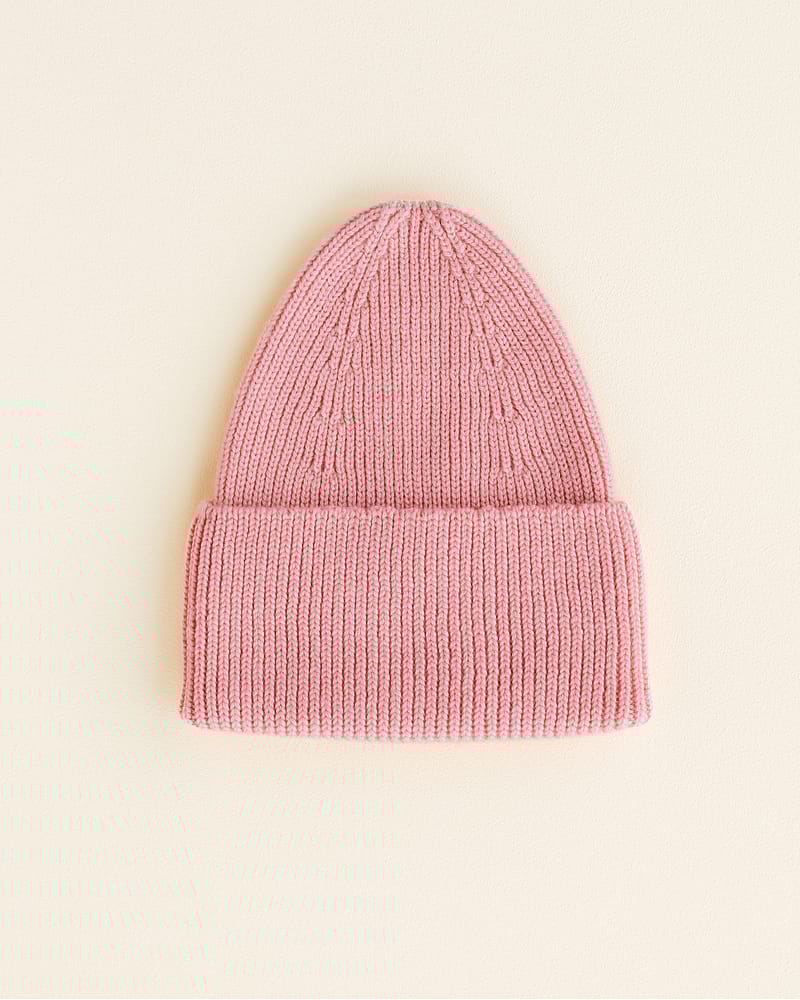 Ull Beanie barn - 100% Merino, Ubehandlet | Ribb lue Fonzie