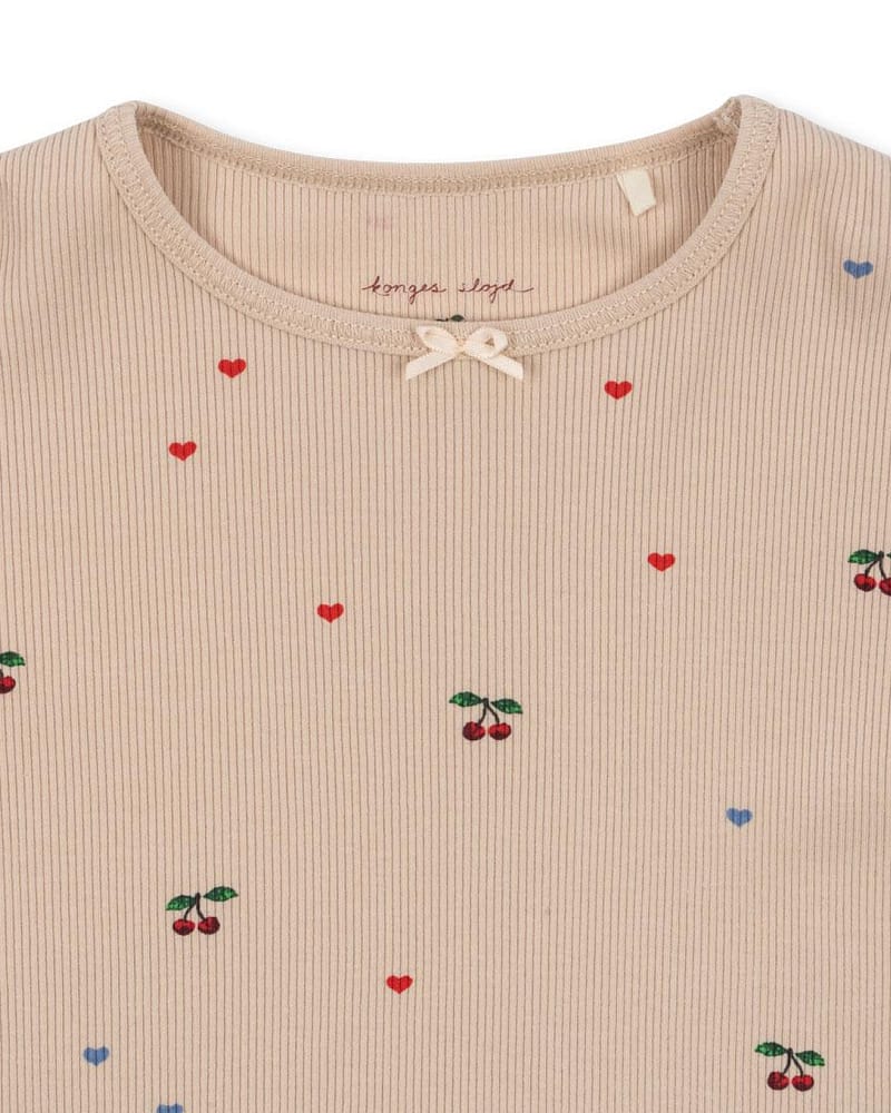 Bluse med Print - Ribb